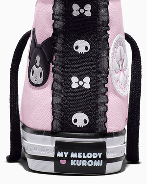 Converse x My Melody & Kuromi Chuck Taylor All Star Hi-Top Sneaker (Kids - Pink) Shoes CONVERSE