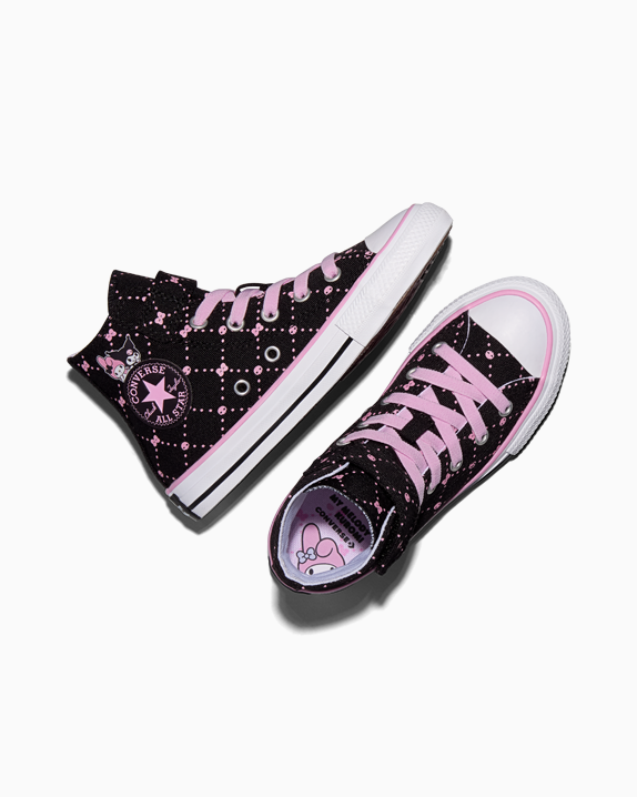 Converse x My Melody & Kuromi Chuck Taylor All Star Easy-On Sneaker (Kids - AOP) Shoes CONVERSE