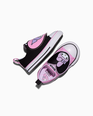 Converse x My Melody & Kuromi Chuck Taylor All Star One Strap Easy-On Sneaker (Toddler - Multi) ) Shoes CONVERSE