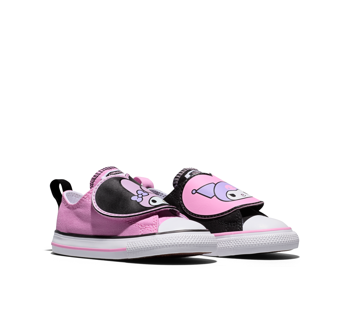 Converse x My Melody & Kuromi Chuck Taylor All Star One Strap Easy-On Sneaker (Toddler - Multi) ) Shoes CONVERSE