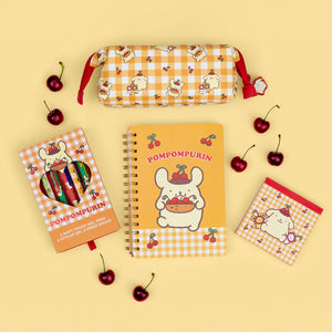 Pompompurin x Studio Oh! Cherries Mini Notepad Stationery Studio Oh!