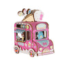 Hello Kitty and Friends Ice Cream Truck 3D Wooden Music Box Puzzle Toys&Games Hands Craft   