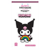 Kuromi x Pipsticks Big Puffy Sticker Stationery Pipsticks Inc   