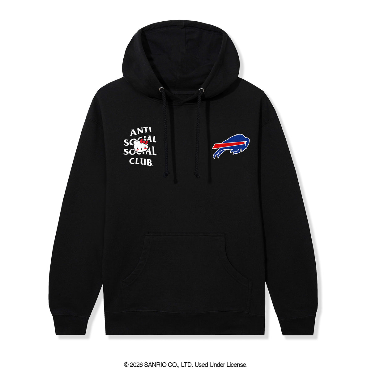 Anti Social Social Club x Hello Kitty Bills Blitz Hoodie (Black) Apparel Anti Social Social Club