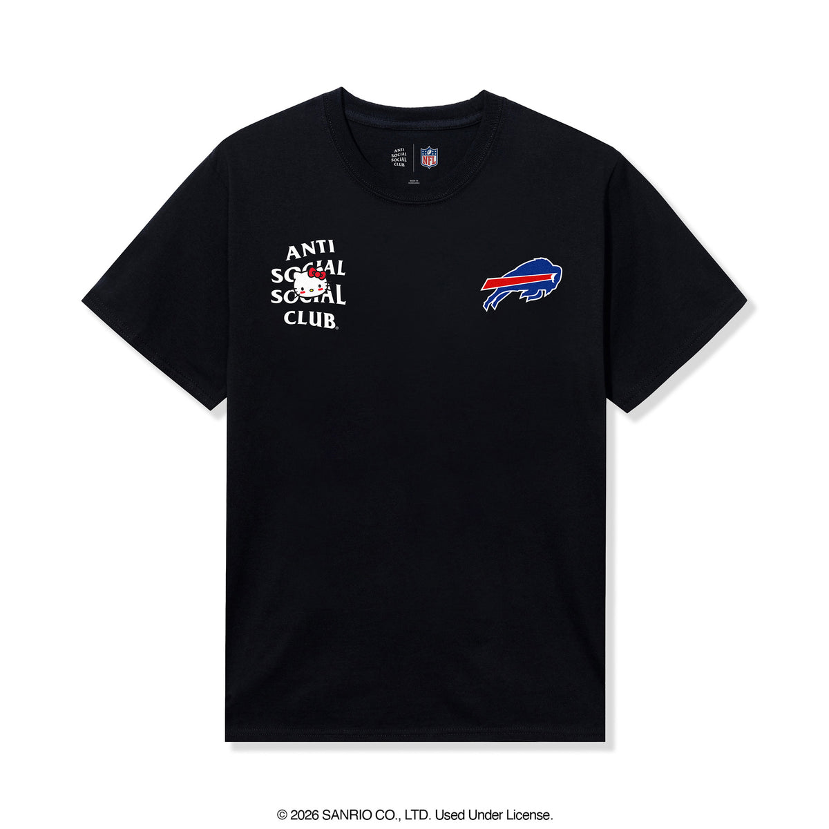 Anti Social Social Club x Hello Kitty Bills Blitz Tee (Black) Apparel Anti Social Social Club