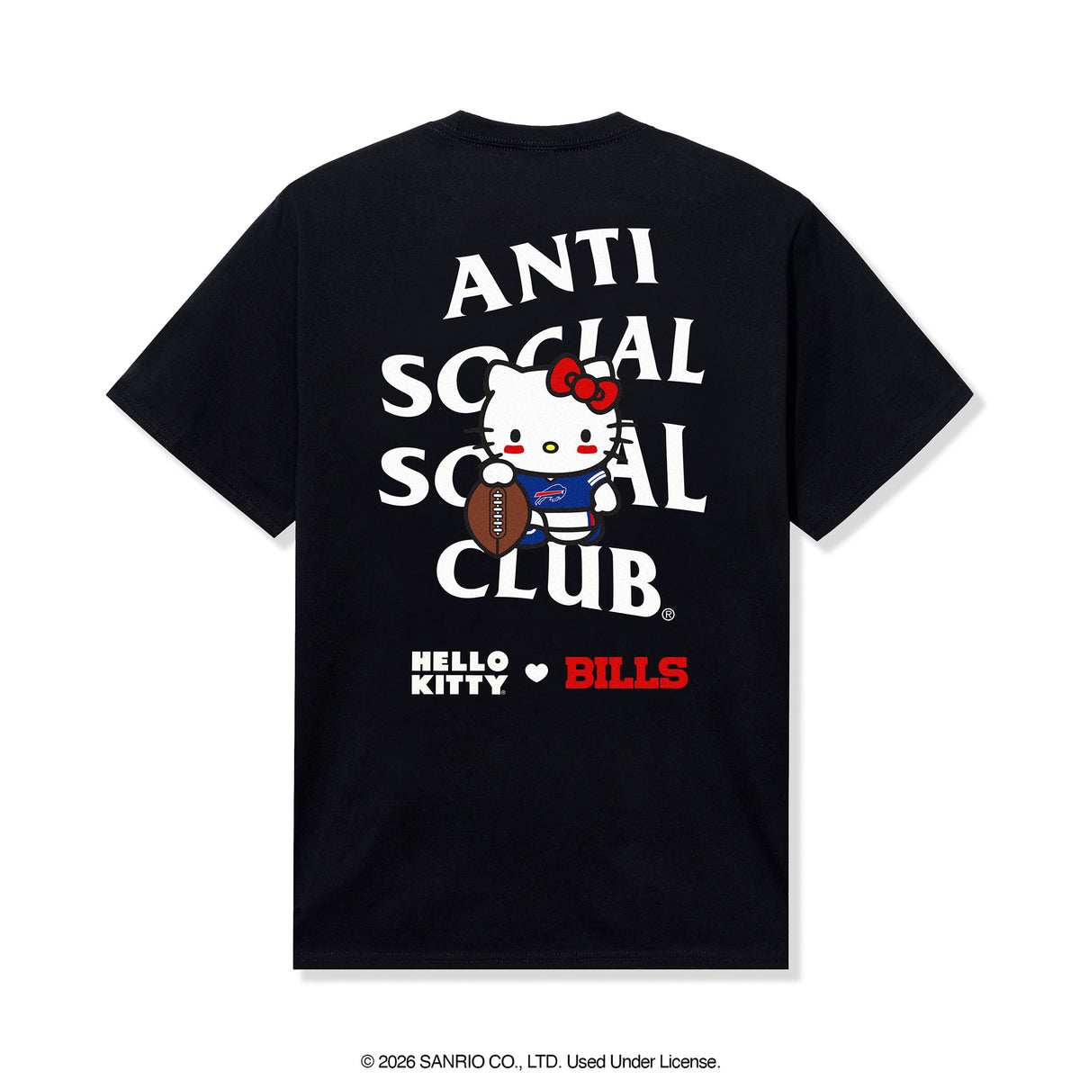 Anti Social Social Club x Hello Kitty Bills Blitz Tee (Black) Apparel Anti Social Social Club