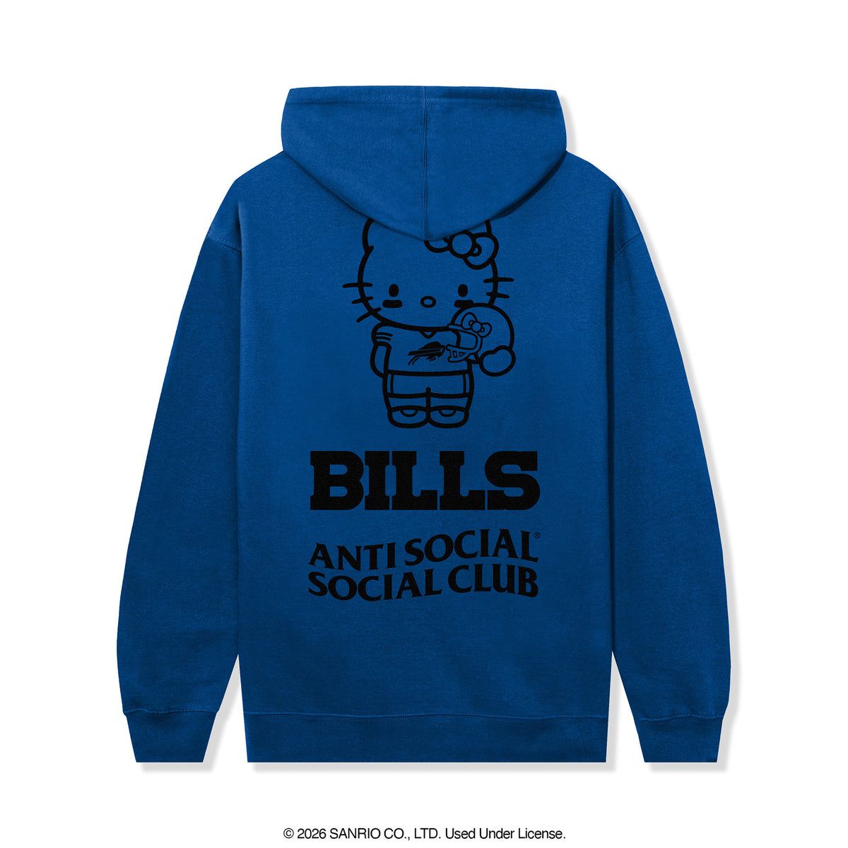 Anti Social Social Club x Hello Kitty Bills Touchdown Hoodie (Royal) Apparel Anti Social Social Club