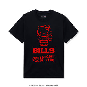 Anti Social Social Club x Hello Kitty Bills Touchdown Tee (Black) Apparel Anti Social Social Club