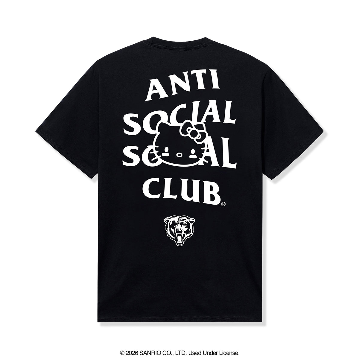 Anti Social Social Club x Hello Kitty Bears Touchdown Tee (Black) Apparel Anti Social Social Club