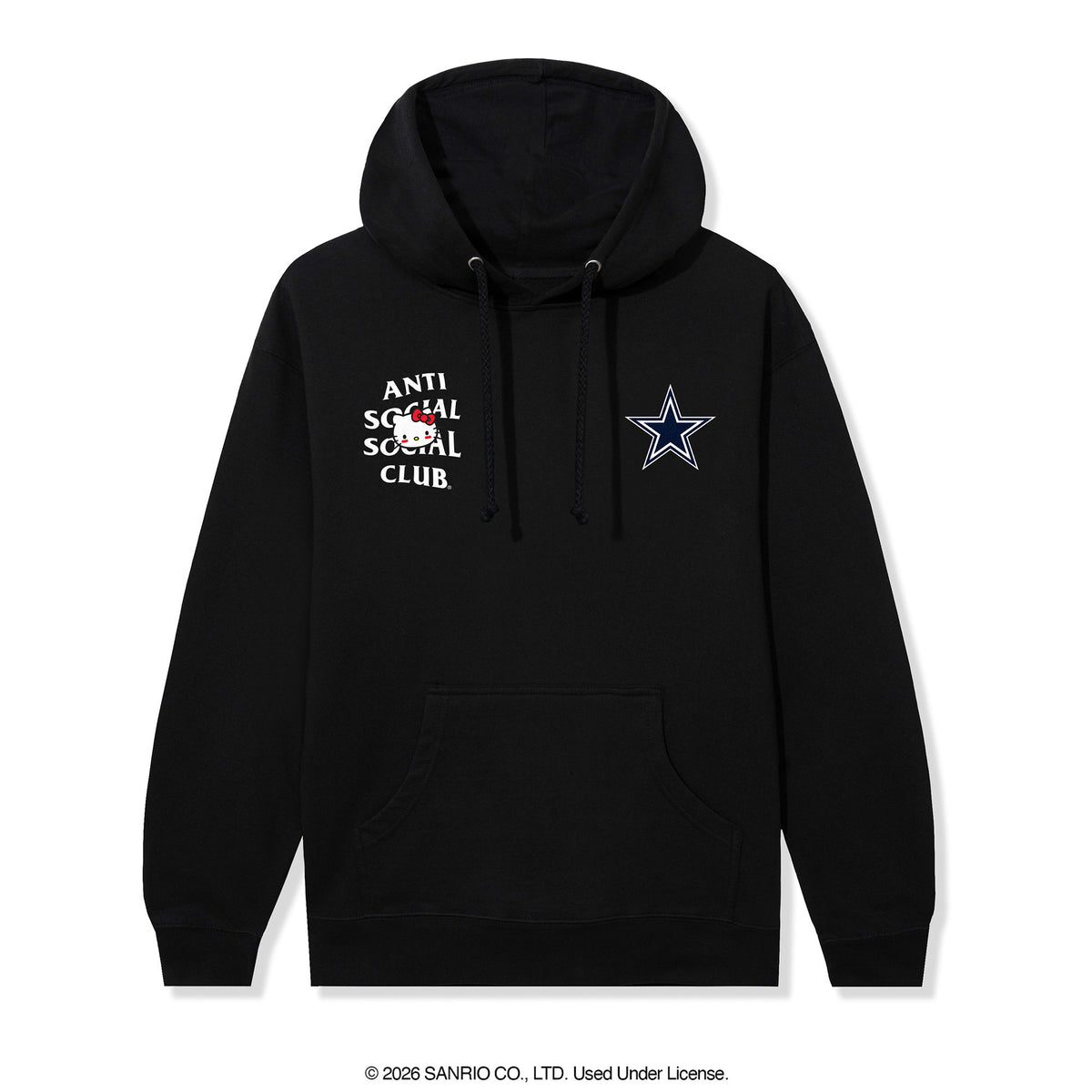 Anti Social Social Club x Hello Kitty Cowboys Blitz Hoodie (Black) Apparel Anti Social Social Club