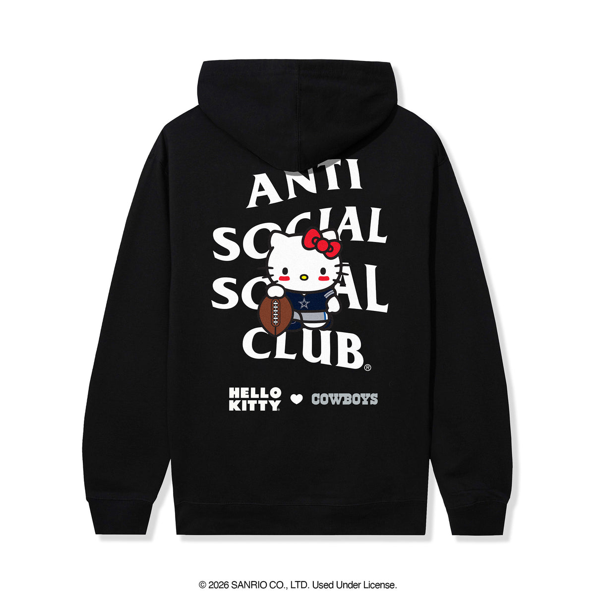Anti Social Social Club x Hello Kitty Cowboys Blitz Hoodie (Black) Apparel Anti Social Social Club