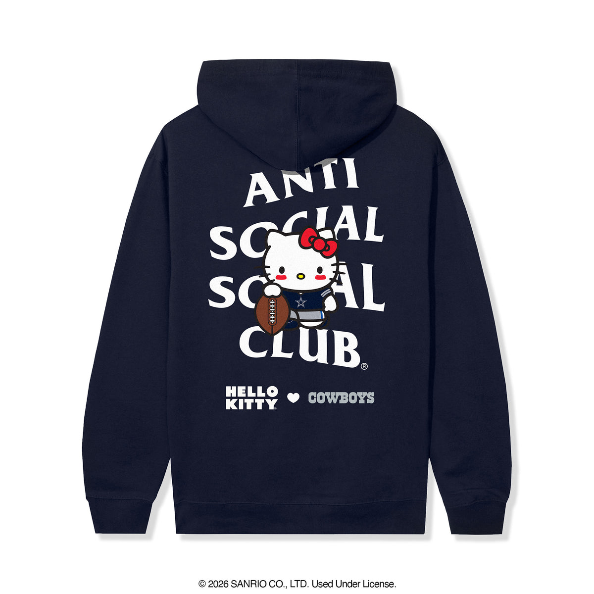 Anti Social Social Club x Hello Kitty Cowboys Blitz Hoodie (Navy) Apparel Anti Social Social Club