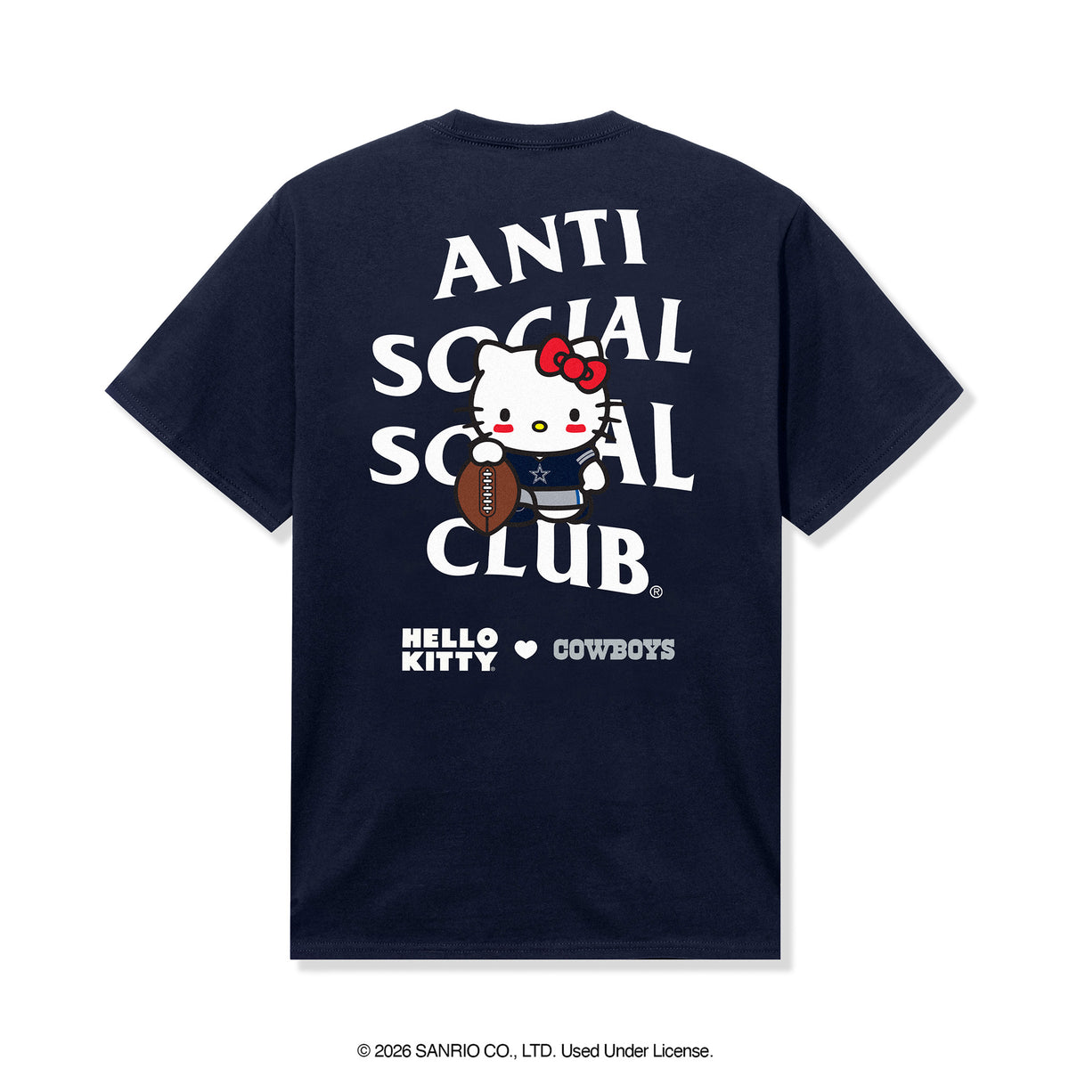 Anti Social Social Club x Hello Kitty Cowboys Blitz Tee (Navy) Apparel Anti Social Social Club