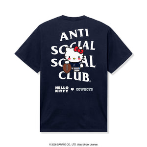 Anti Social Social Club x Hello Kitty Cowboys Blitz Tee (Navy) Apparel Anti Social Social Club