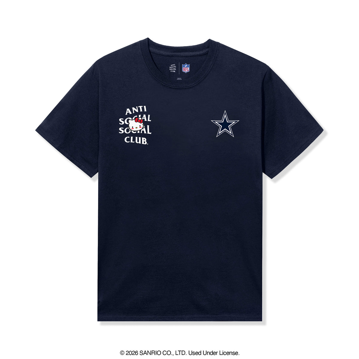Anti Social Social Club x Hello Kitty Cowboys Blitz Tee (Navy) Apparel Anti Social Social Club