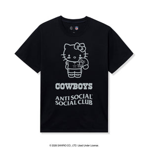 Anti Social Social Club x Hello Kitty Cowboys Touchdown Tee (Black) Apparel Anti Social Social Club