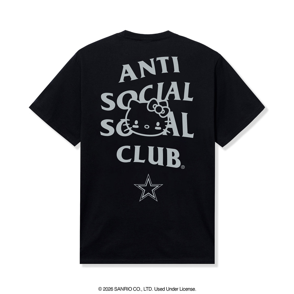 Anti Social Social Club x Hello Kitty Cowboys Touchdown Tee (Black) Apparel Anti Social Social Club
