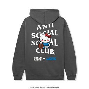 Anti Social Social Club x Hello Kitty Lions Blitz Hoodie (Charcoal) Apparel Anti Social Social Club