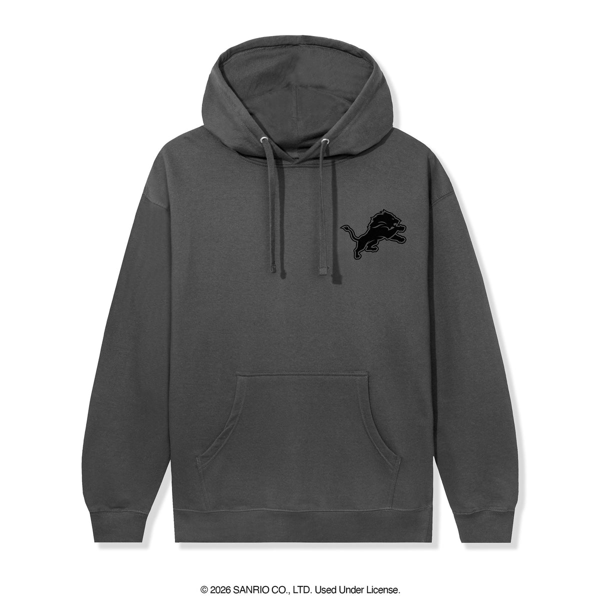 Anti Social Social Club x Hello Kitty Lions Touchdown Hoodie (Charcoal) Apparel Anti Social Social Club