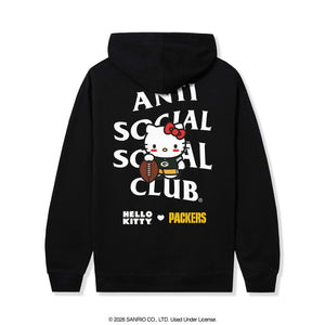 Anti Social Social Club x Hello Kitty Packers Blitz Hoodie (Black) Apparel Anti Social Social Club