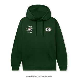 Anti Social Social Club x Hello Kitty Packers Blitz Hoodie (Dark Green) Apparel Anti Social Social Club