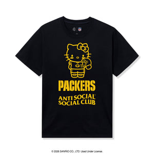 Anti Social Social Club x Hello Kitty Packers Touchdown Tee (Black) Apparel Anti Social Social Club