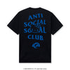 Anti Social Social Club x Hello Kitty Rams Touchdown Tee (Black) Apparel Anti Social Social Club