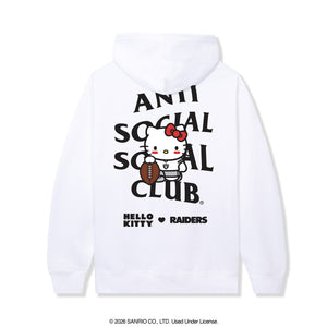 Anti Social Social Club x Hello Kitty Raiders Blitz Hoodie (White) Apparel Anti Social Social Club