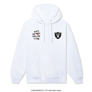 Anti Social Social Club x Hello Kitty Raiders Blitz Hoodie (White) Apparel Anti Social Social Club