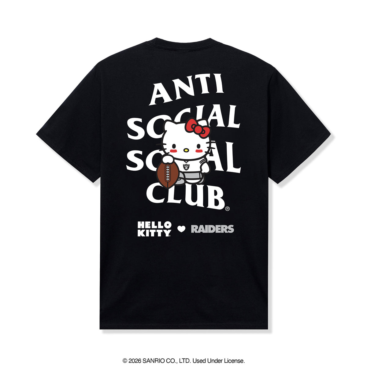 Anti Social Social Club x Hello Kitty Raiders Blitz Tee (Black) Apparel Anti Social Social Club