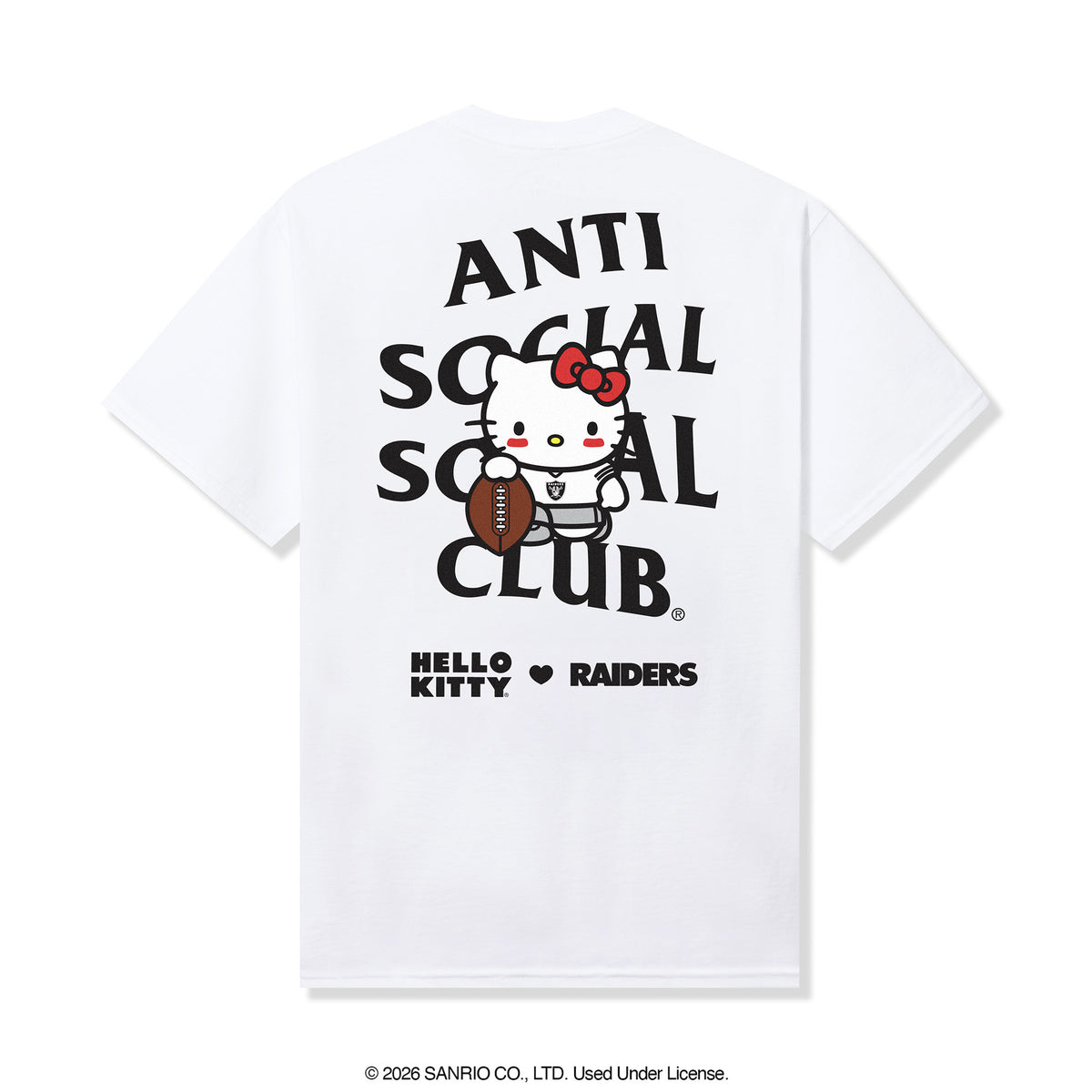 Anti Social Social Club x Hello Kitty Raiders Blitz Tee (White) Apparel Anti Social Social Club