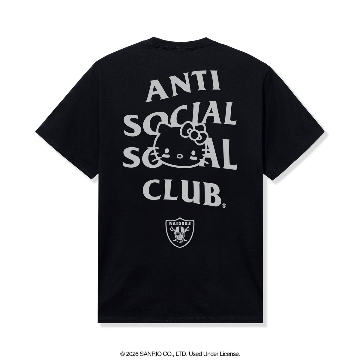 Anti Social Social Club x Hello Kitty Raiders Touchdown Tee (Black) Apparel Anti Social Social Club