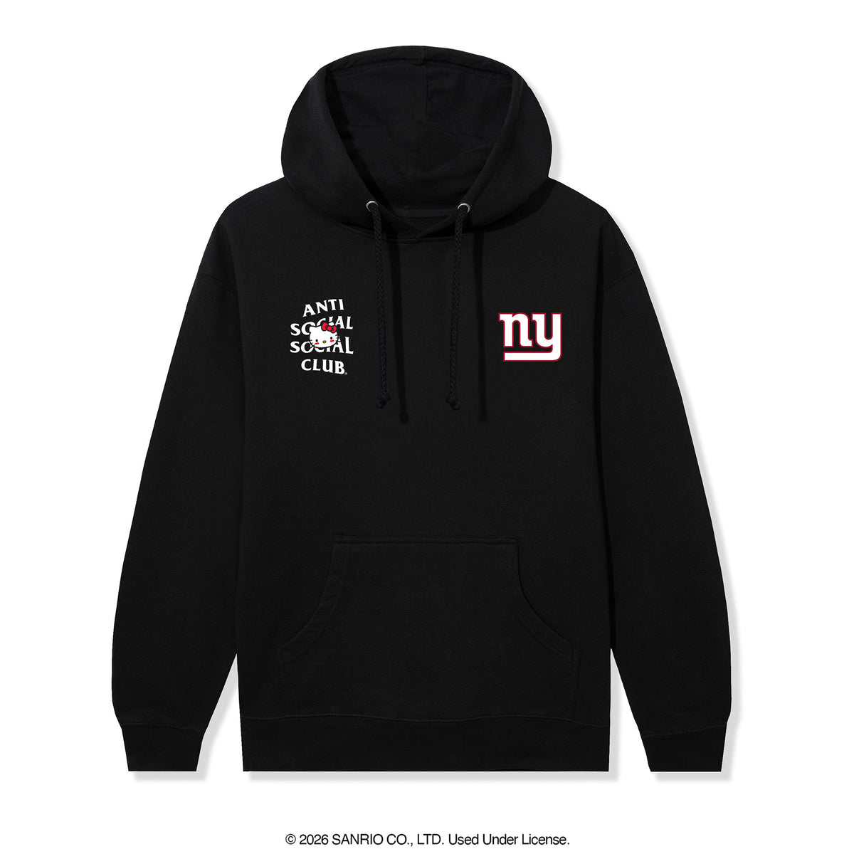 Anti Social Social Club x Hello Kitty Giants Blitz Hoodie (Black) Apparel Anti Social Social Club