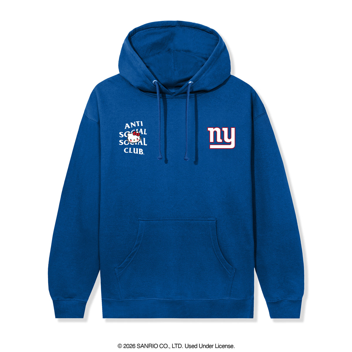 Anti Social Social Club x Hello Kitty Giants Blitz Hoodie (Royal) Apparel Anti Social Social Club