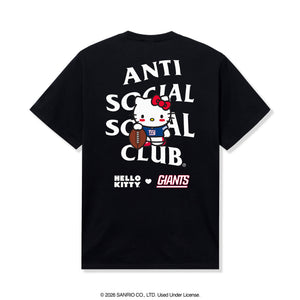 Anti Social Social Club x Hello Kitty Giants Blitz Tee (Black) Apparel Anti Social Social Club