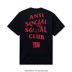 Anti Social Social Club x Hello Kitty Giants Touchdown Tee (Black) Apparel Anti Social Social Club