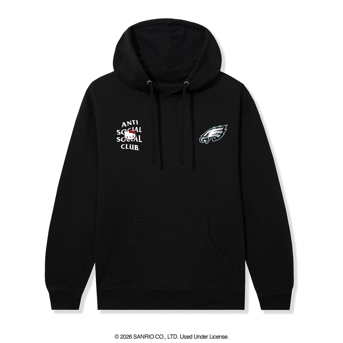 Anti Social Social Club x Hello Kitty Eagles Blitz Hoodie (Black) Apparel Anti Social Social Club