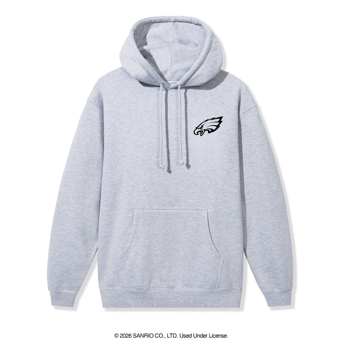 Anti Social Social Club x Hello Kitty Eagles Touchdown Hoodie (Heather Grey) Apparel Anti Social Social Club