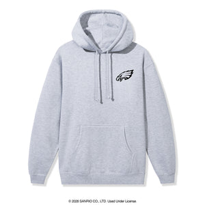 Anti Social Social Club x Hello Kitty Eagles Touchdown Hoodie (Heather Grey) Apparel Anti Social Social Club