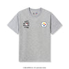Anti Social Social Club x Hello Kitty Steelers Blitz Tee (Heather Grey) Apparel Anti Social Social Club