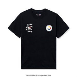 Anti Social Social Club x Hello Kitty Steelers Blitz Tee (Black) Apparel Anti Social Social Club