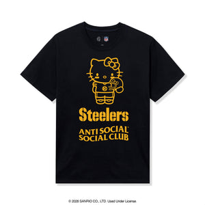 Anti Social Social Club x Hello Kitty Steelers Touchdown Tee (Black) Apparel Anti Social Social Club