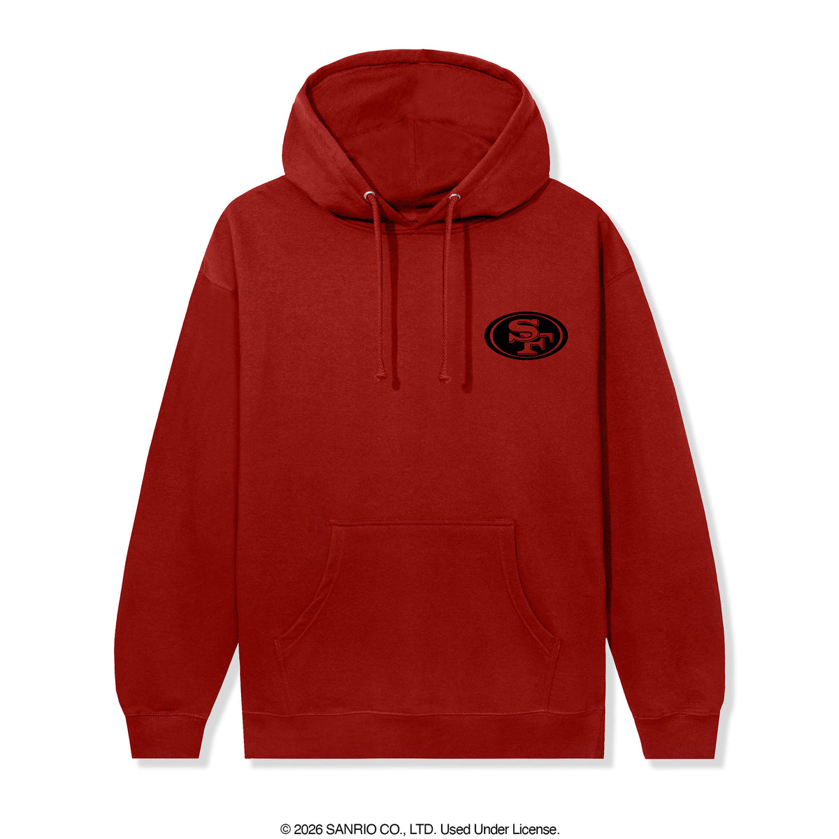 Anti Social Social Club x Hello Kitty 49ers Touchdown Hoodie (Red) Apparel Anti Social Social Club