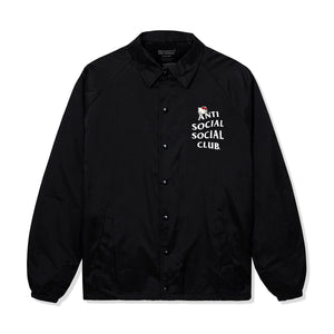 Anti Social Social Club x Hello Kitty Gingham Coaches Jacket (Black) Apparel Anti Social Social Club