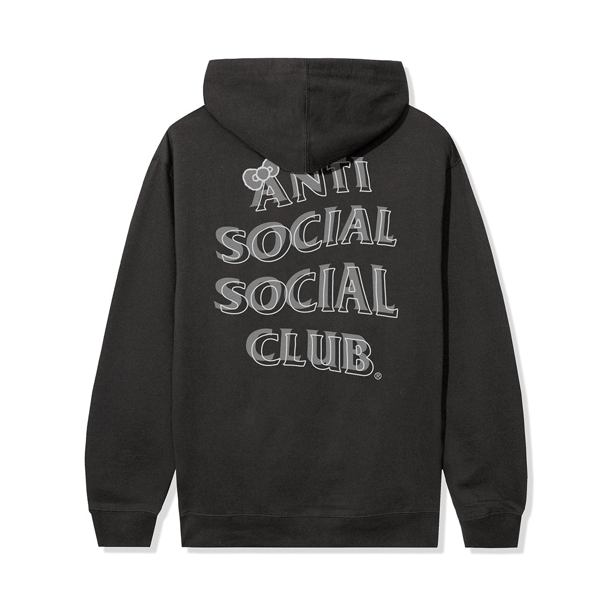 Anti Social Social Club x Hello Kitty and Friends Big Bow Hoodie (Pigment Black) Apparel Anti Social Social Club