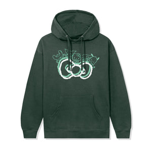 Anti Social Social Club x Hello Kitty and Friends Big Bow Hoodie (Alpine Green) Apparel Anti Social Social Club