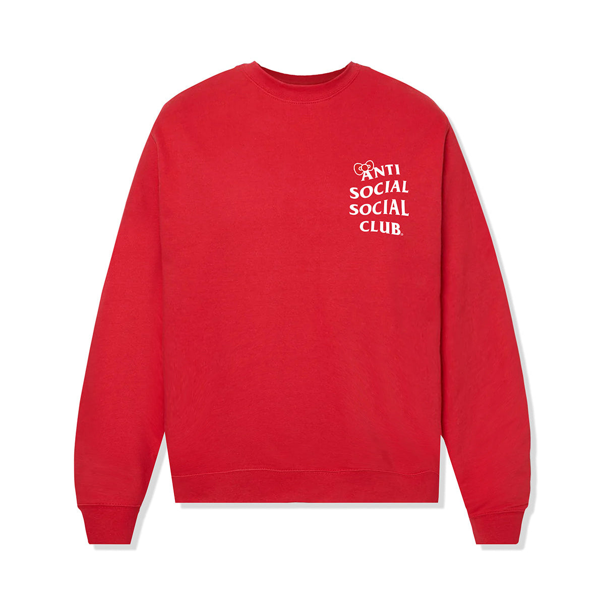 Anti Social Social Club x Hello Kitty and Friends Crewneck (Red) Apparel Anti Social Social Club