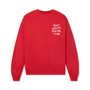 Anti Social Social Club x Hello Kitty and Friends Crewneck (Red) Apparel Anti Social Social Club