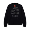 Anti Social Social Club x Hello Kitty and Friends Big Bow Crewneck (Black) Apparel Anti Social Social Club