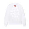 Anti Social Social Club x Hello Kitty and Friends Big Bow Crewneck (White) Apparel Anti Social Social Club